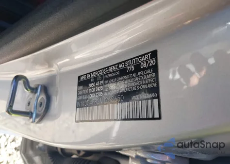 2021 Mercedes-Benz A 220 4Matic из США, поврежденный, VIN W1K3G4FB2MJ258650